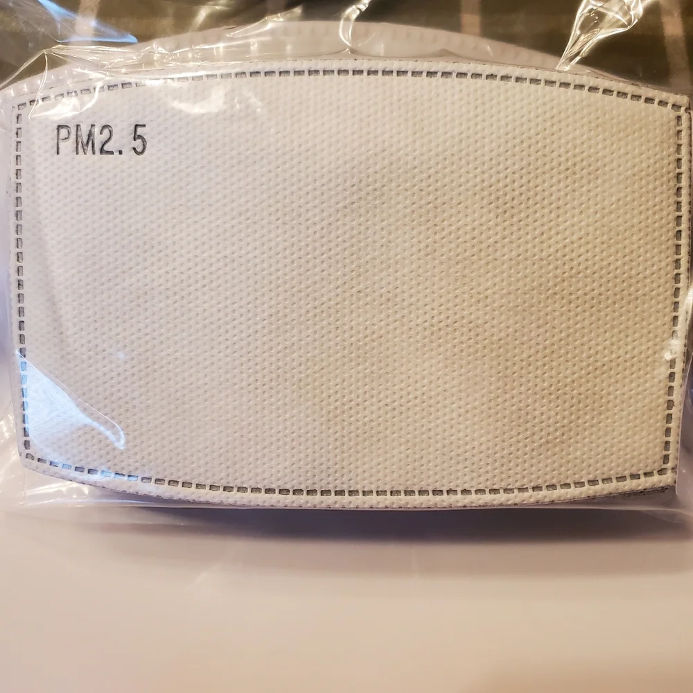 Face Mask Set of 2 with Filter Pocket & Breathing Valve